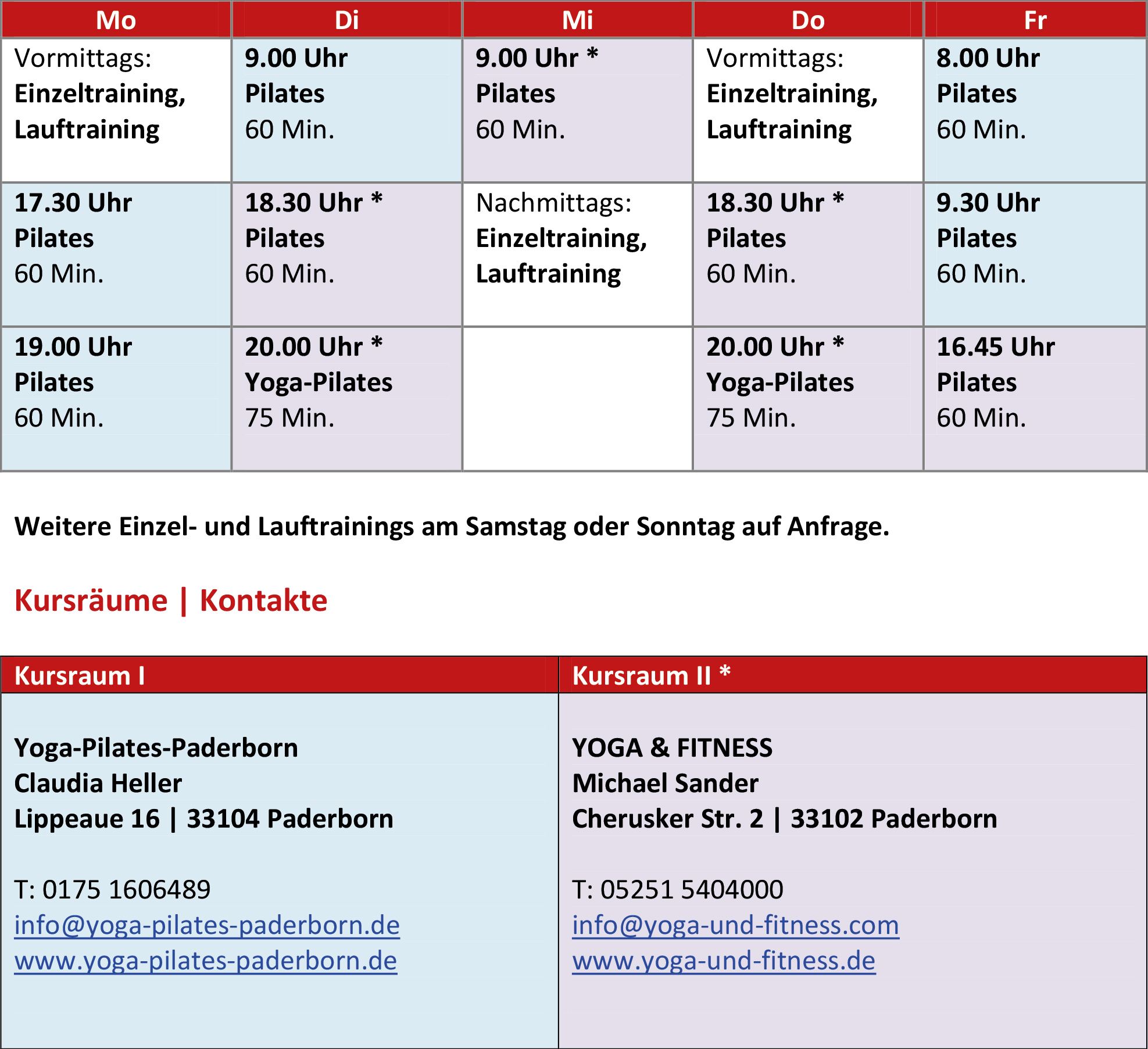 Yoga Pilates Paderborn Claudia Heller